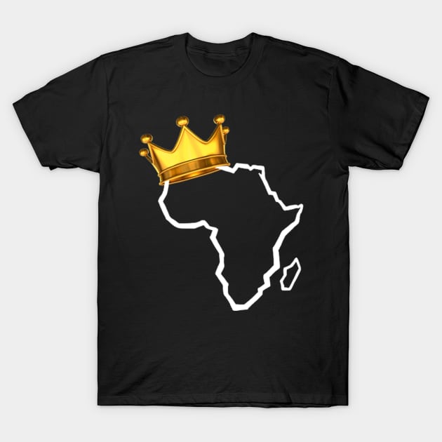 Crowned Africa T-Shirt by Corecustom